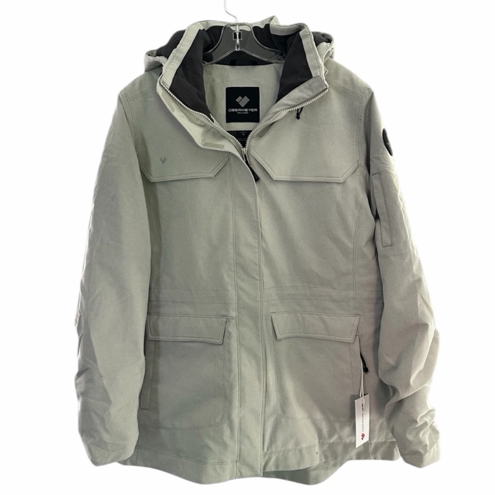 Obermeyer Celestia Jacket Woman’s 14 NWT Color: Silver Linen